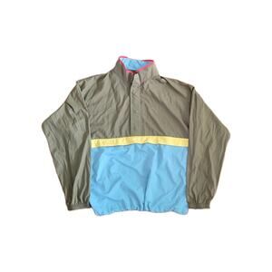 Jw Anderson X Uniqlo Pullover Half Zip Windbreaker 1/4 Zip Color block Men M